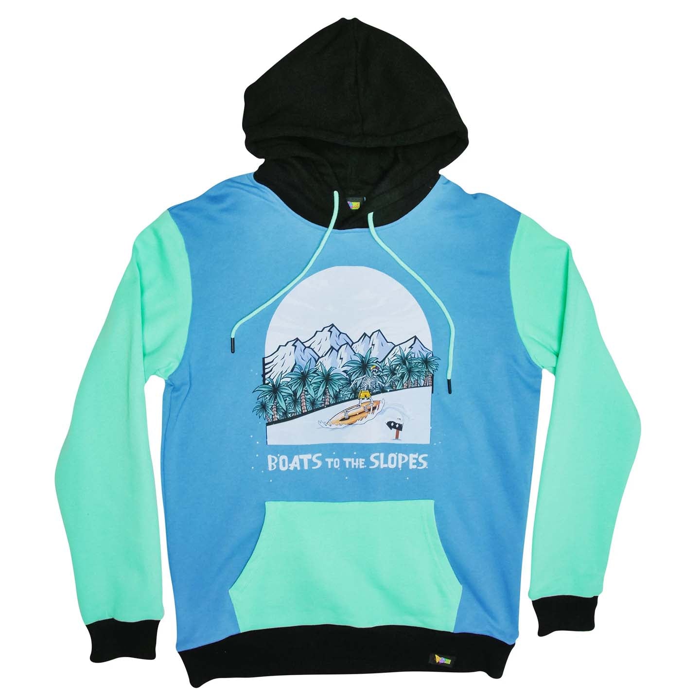 B Fresh Gear Retro Beach Hoodie