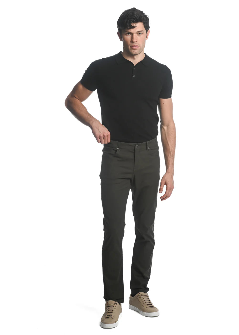 Postmarc Textured Stretch Woven 5-Pocket Jeans