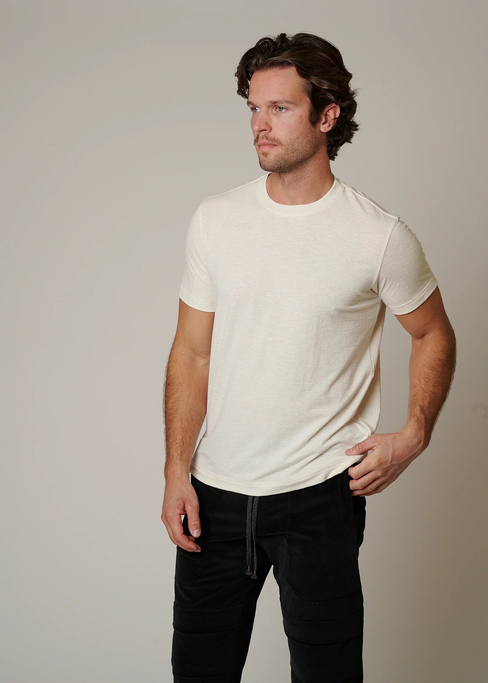LEISURE LAB Slub T-Shirt