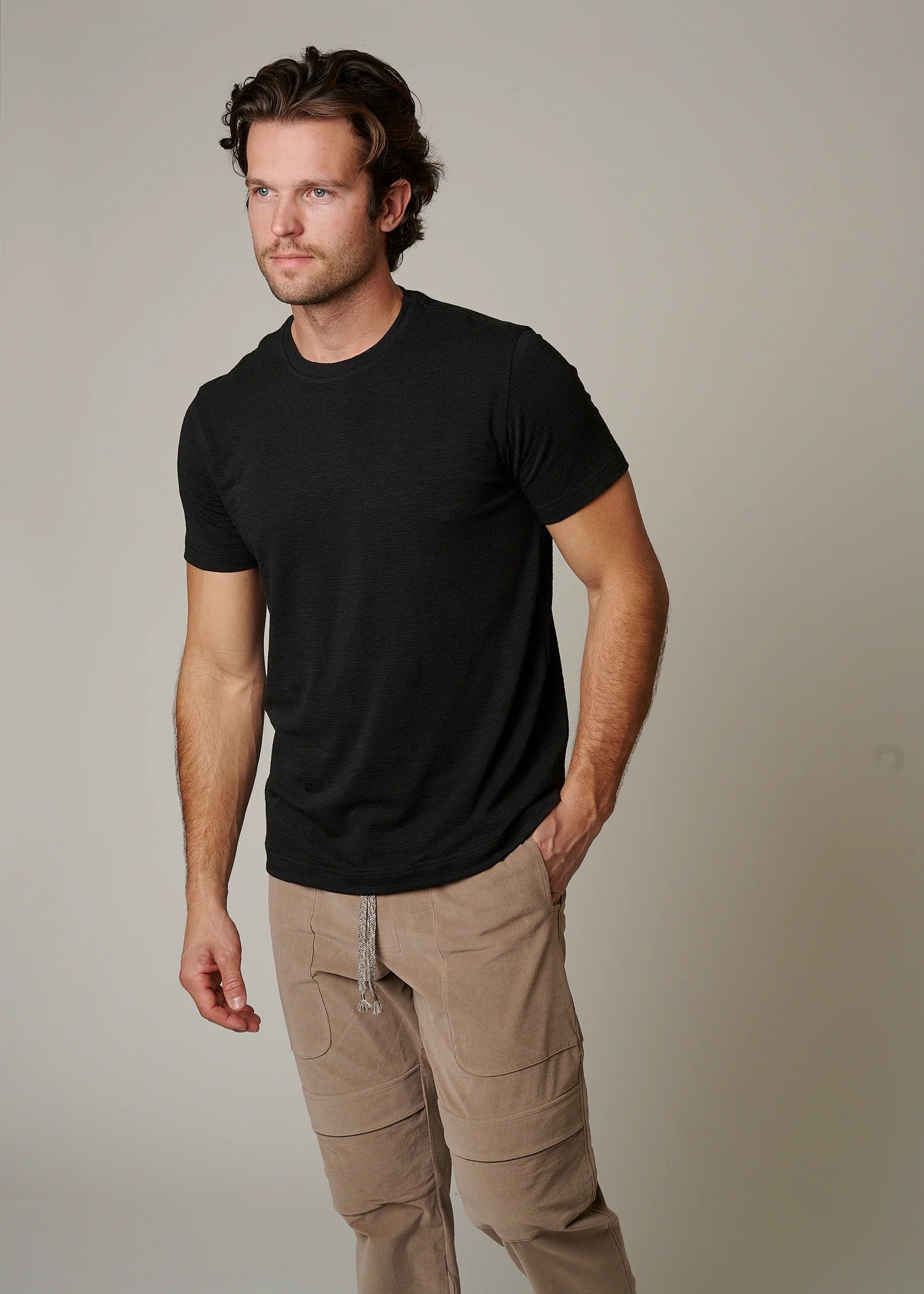 LEISURE LAB Slub T-Shirt