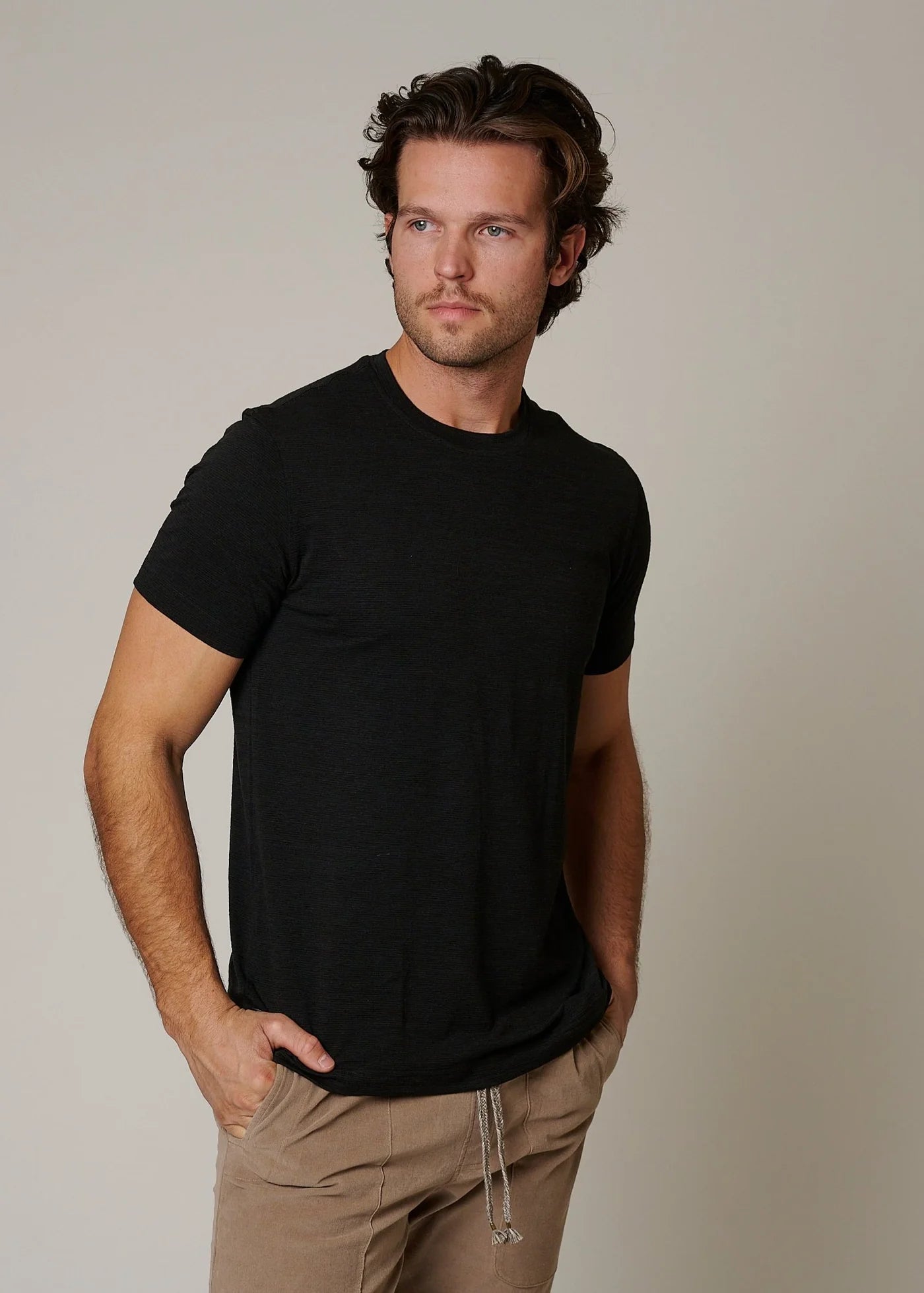 LEISURE LAB Slub T-Shirt