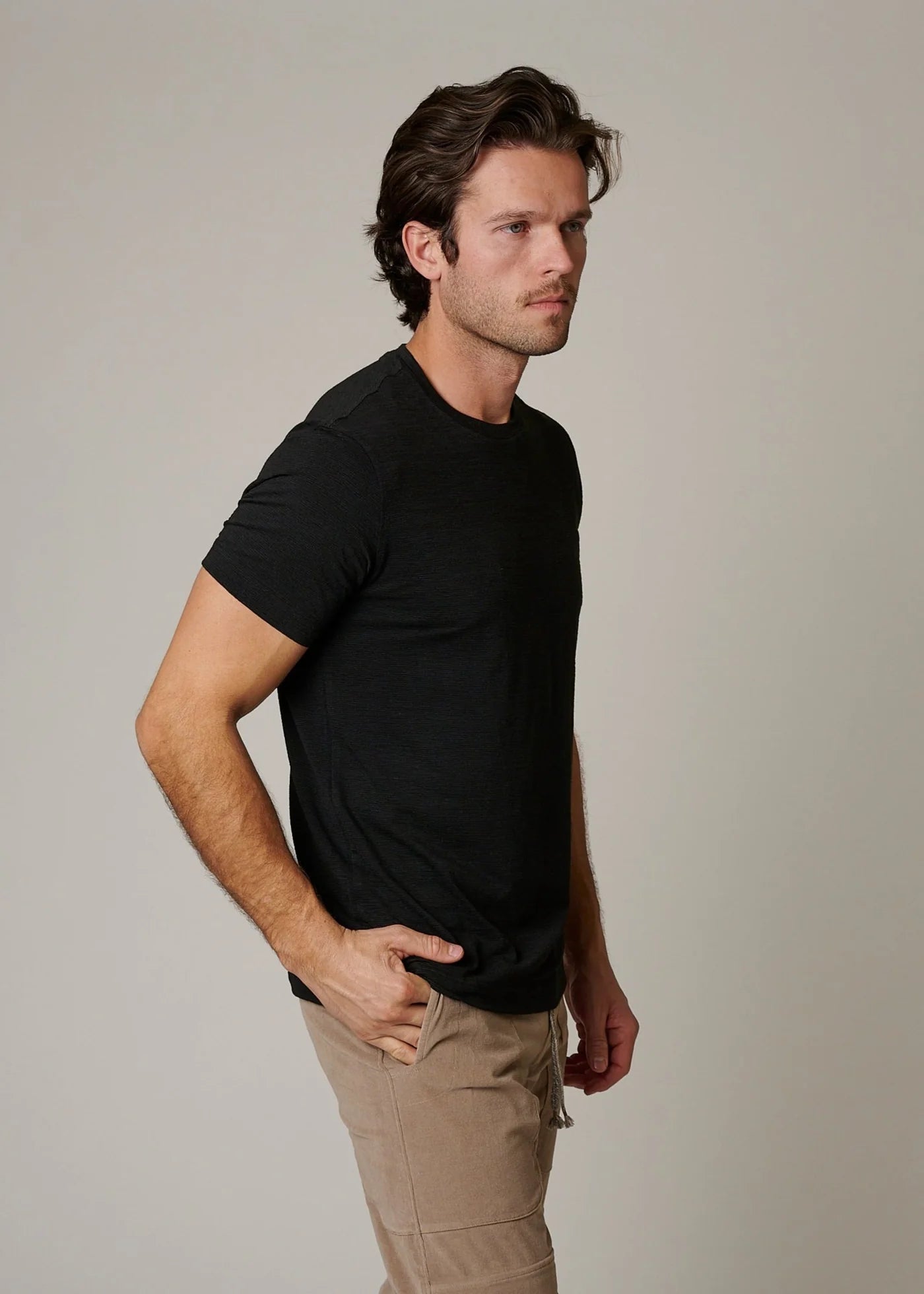 LEISURE LAB Slub T-Shirt