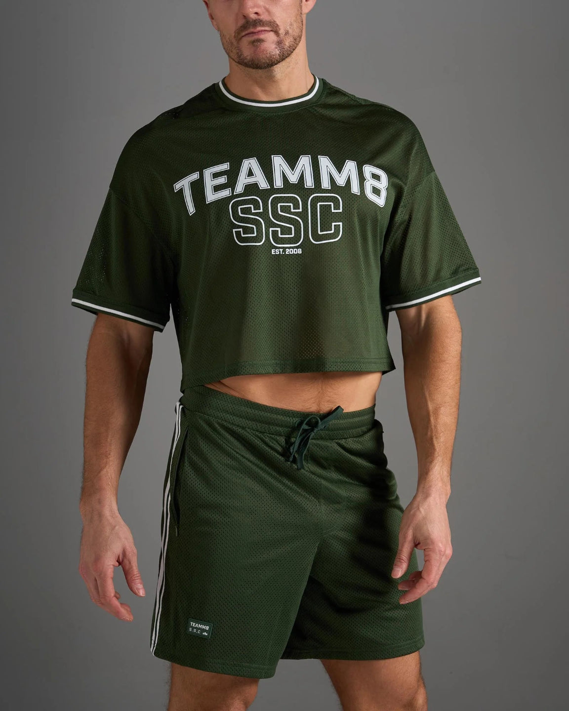 Teamm8 S.S.C. Fraternity Crop Muscle Tank