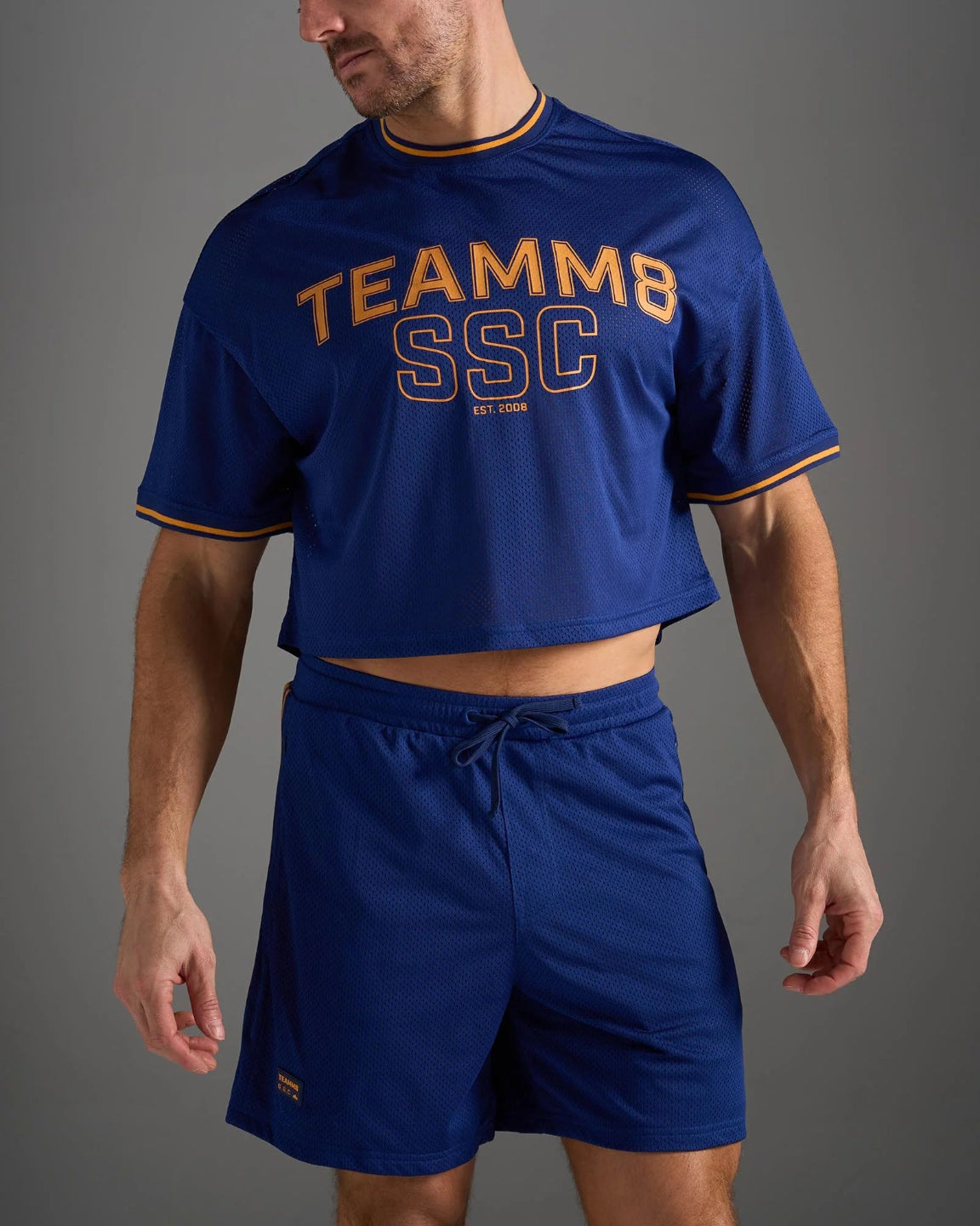 Teamm8 S.S.C. Fraternity Crop Muscle Tank