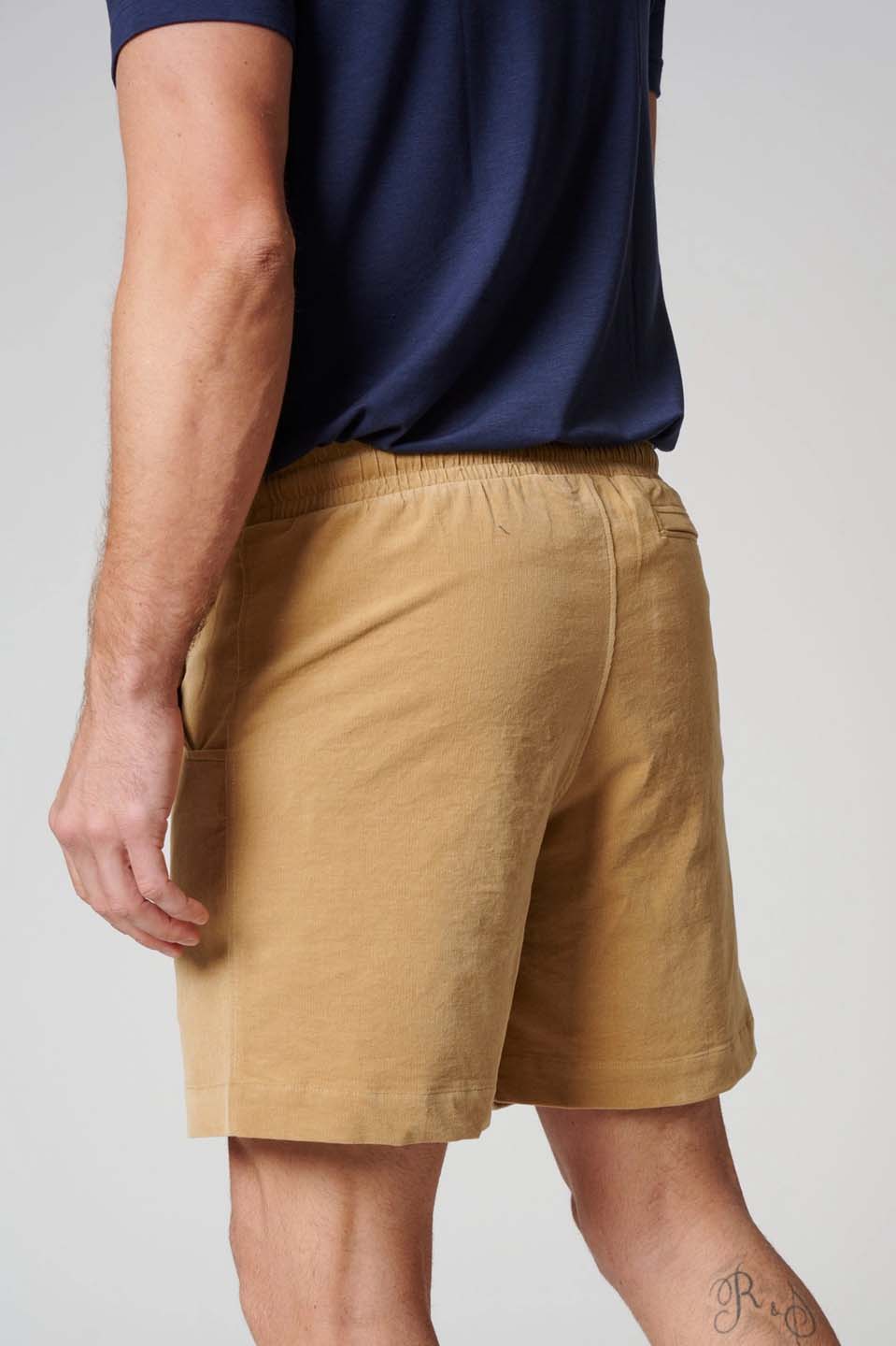 LEISURE LAB Corduroy Short - Camel