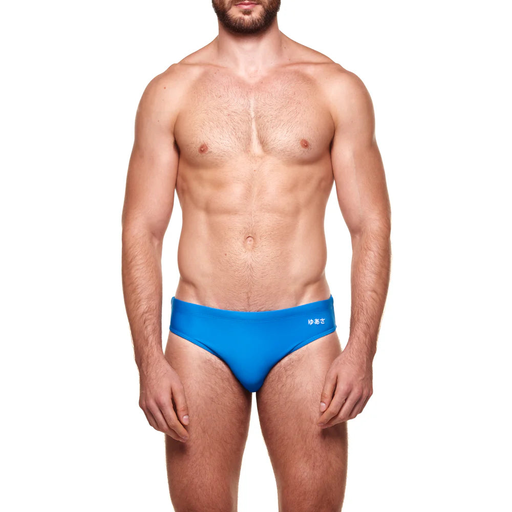 YUASA Classic Swim Brief - Hawaiian Surf Blue