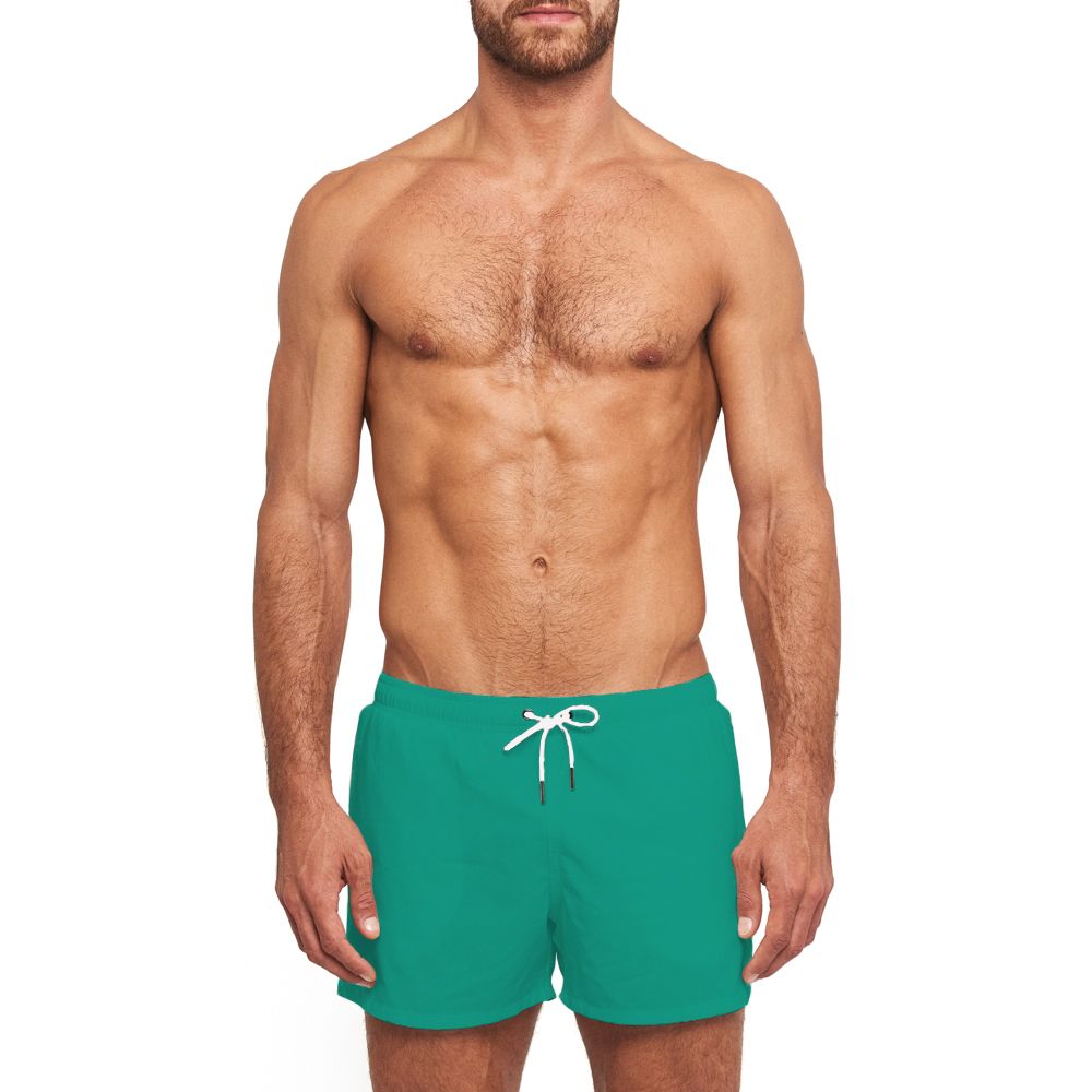 YUASA 3.5" Solid Swim Short - Sea Green