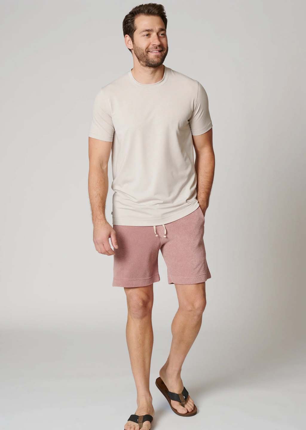 LEISURE LAB Towel Short - Hibiscus