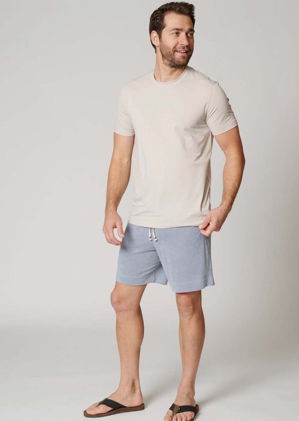 LEISURE LAB Towel Short - Sky