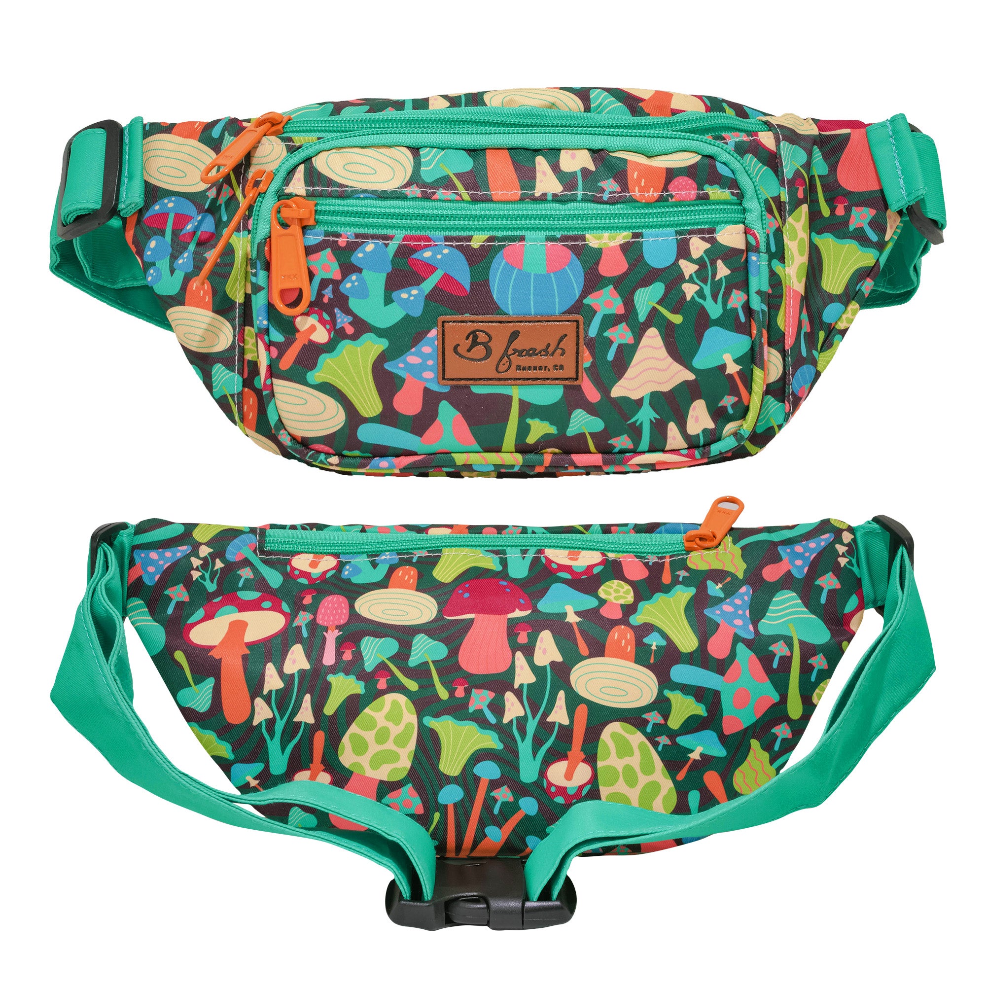 B Fresh Gear Fanny Pack - Big Fungi Print